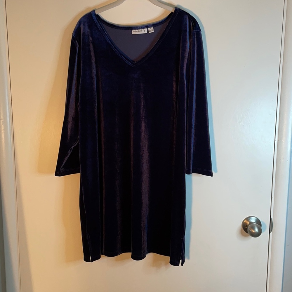 Susan Graver V Velvet Tunic